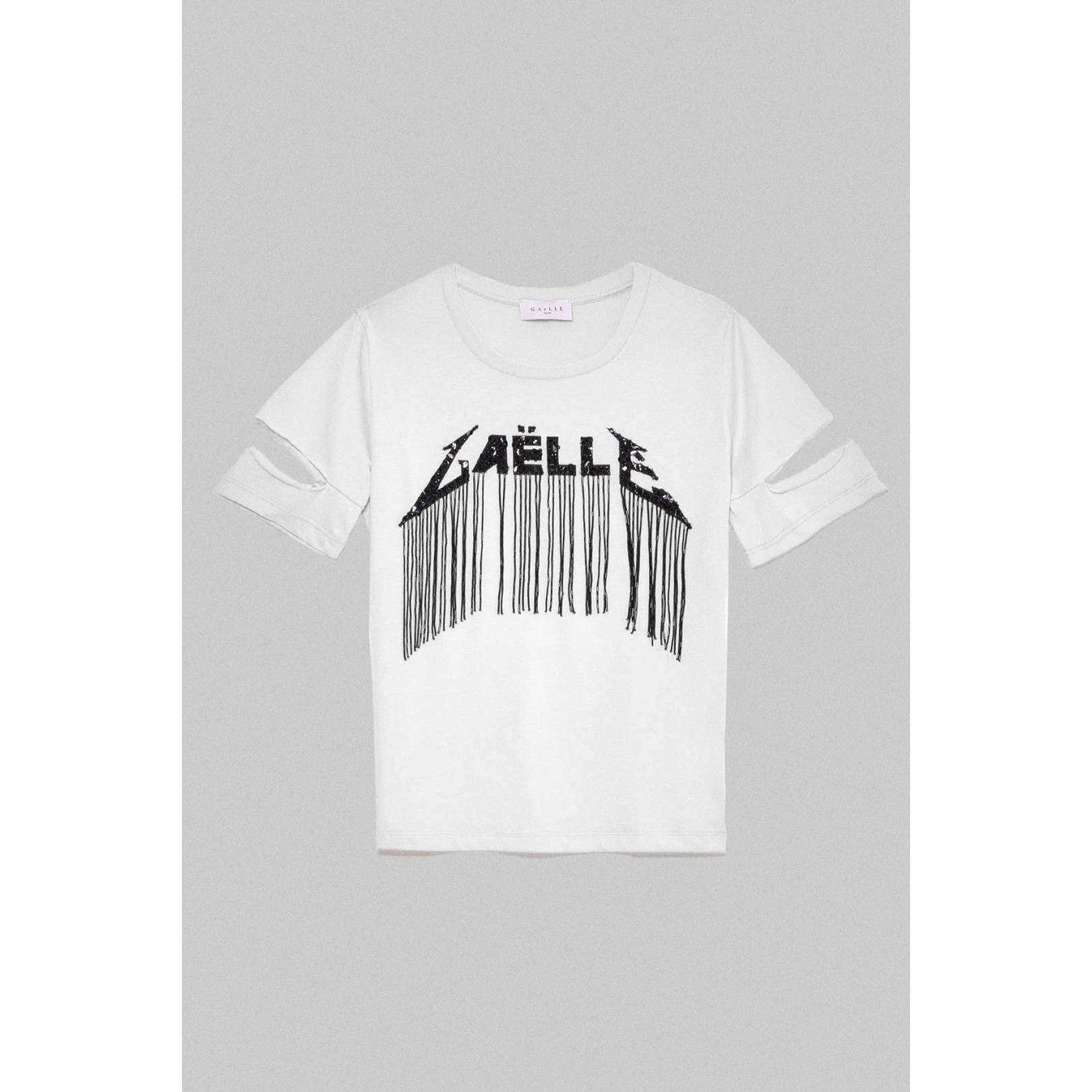 Gaelle Donna T-shirt Biaco GBDP16980