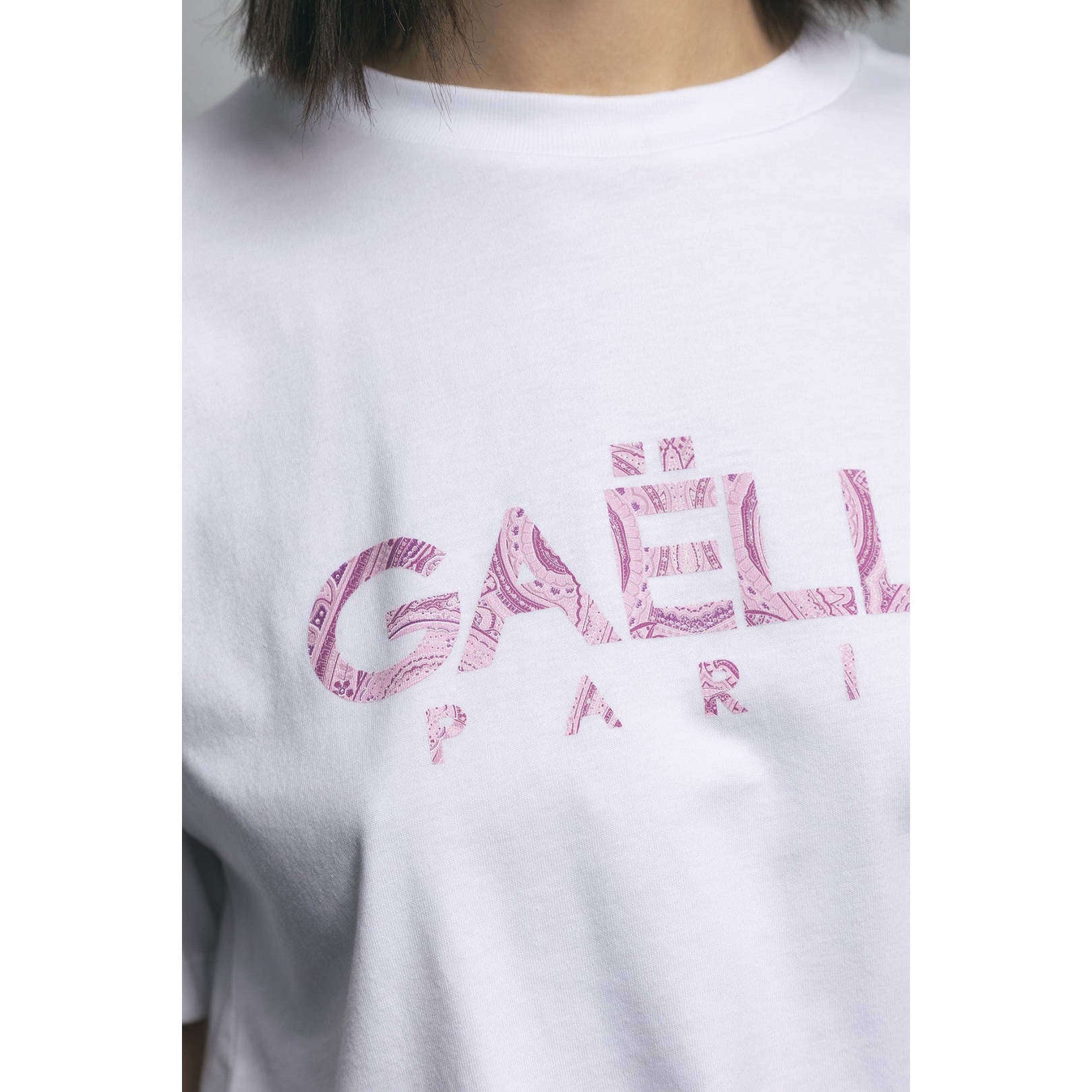 Gaelle Donna T-shirt Bianca loro RosaGBDP16829