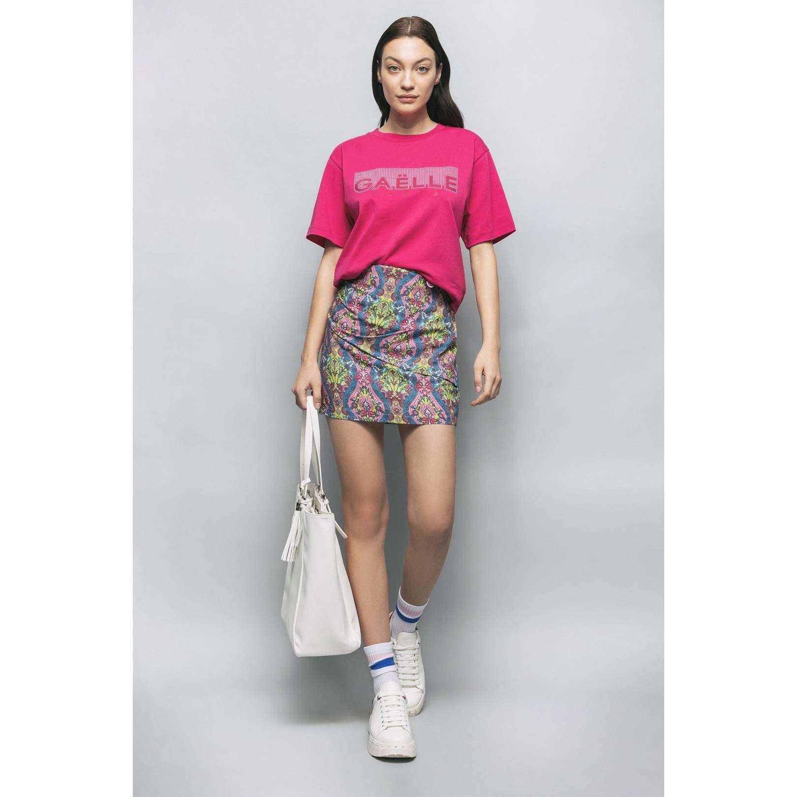 Gaelle Donna T-shirt Fucsia GBDP17000