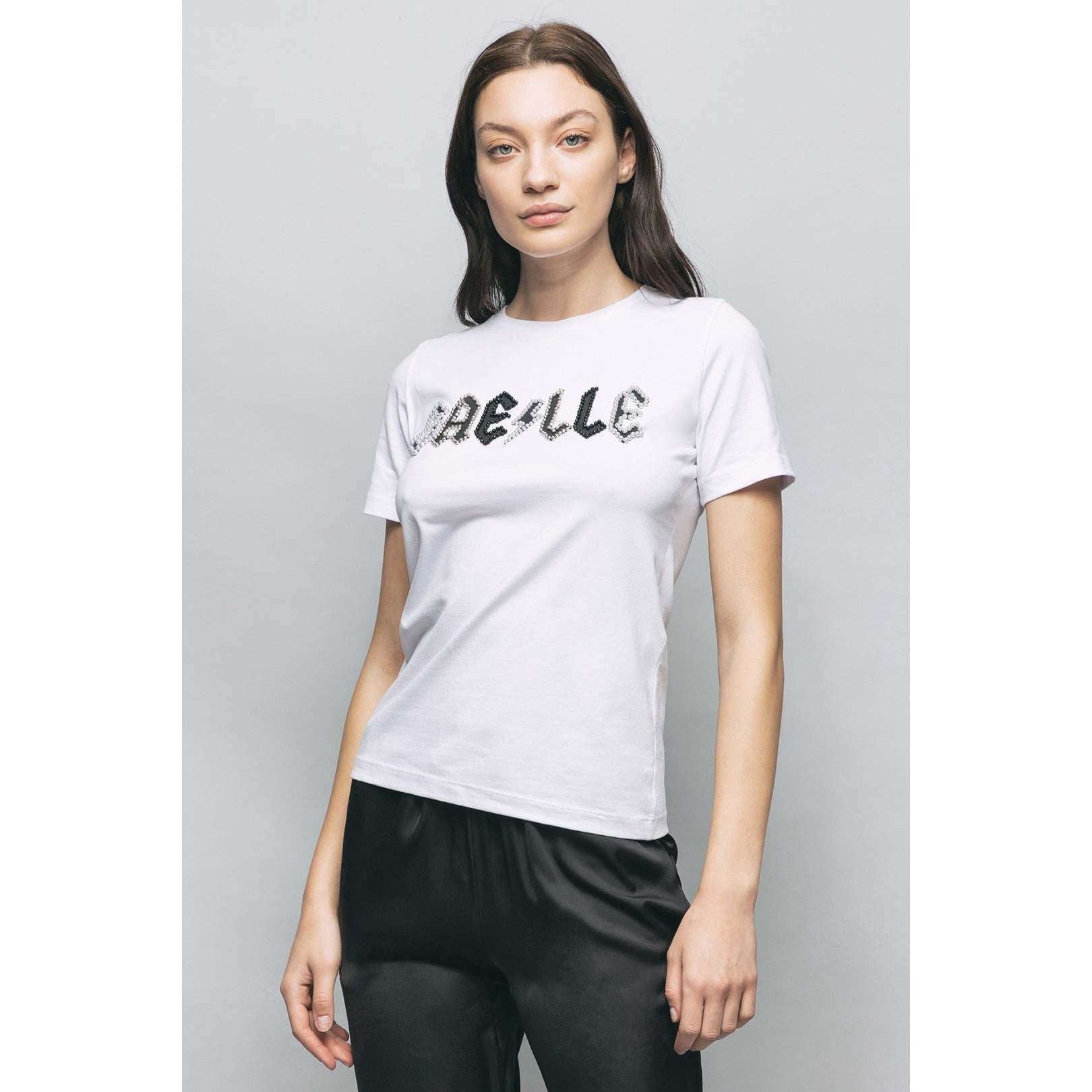 Gaelle Donna T-shirt Logo Saetta GBDP17018