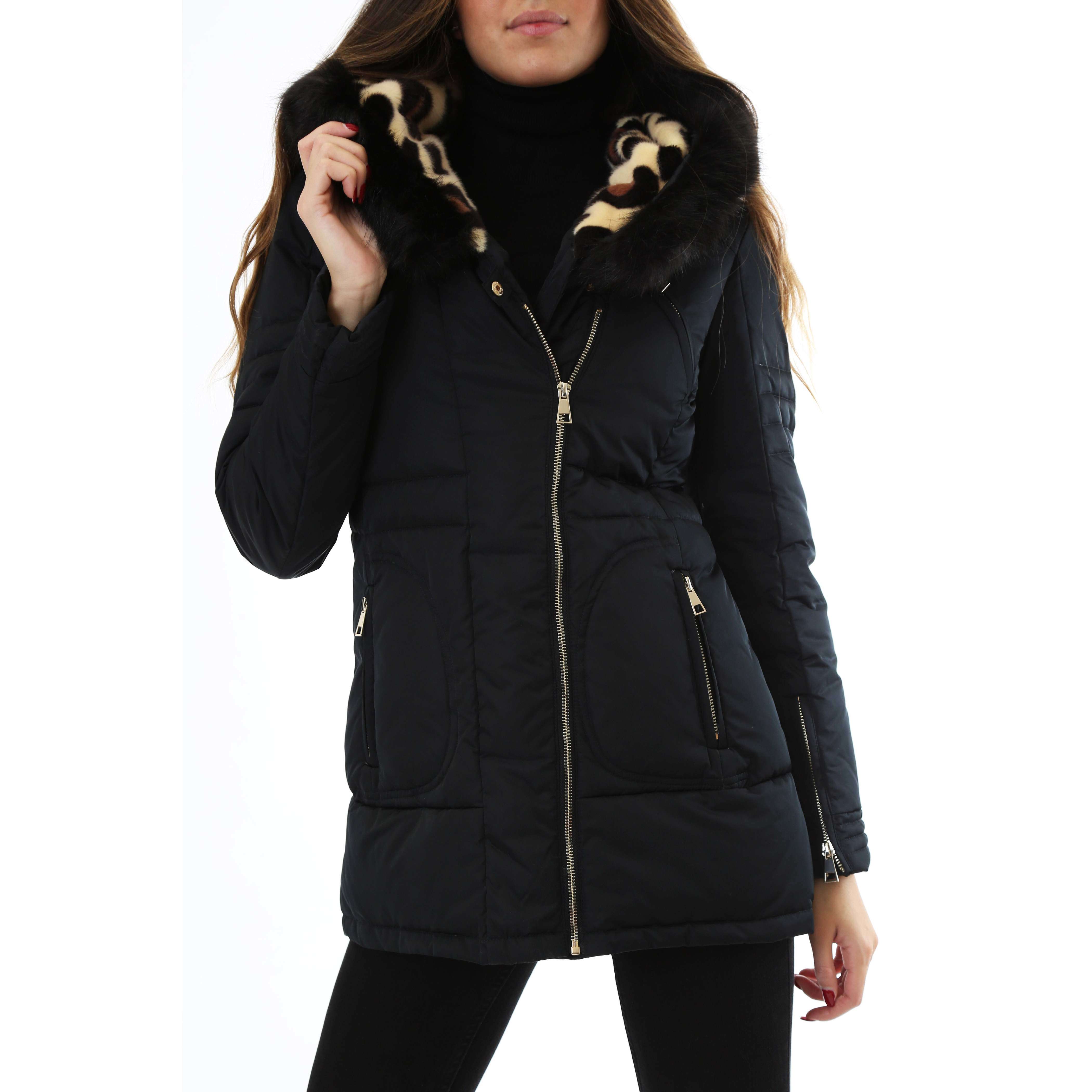 Gold Rush Donna Giubbotto Imbottito Winter Jacket Frida Black