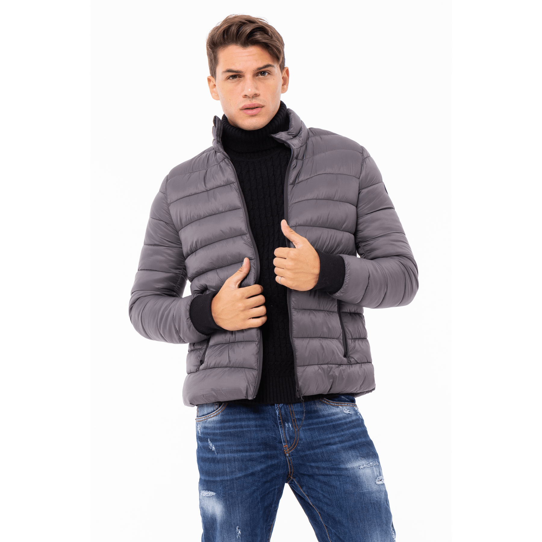 Gold Rush Uomo Giubbino Slim Imbottito Winter Jacket Gunny