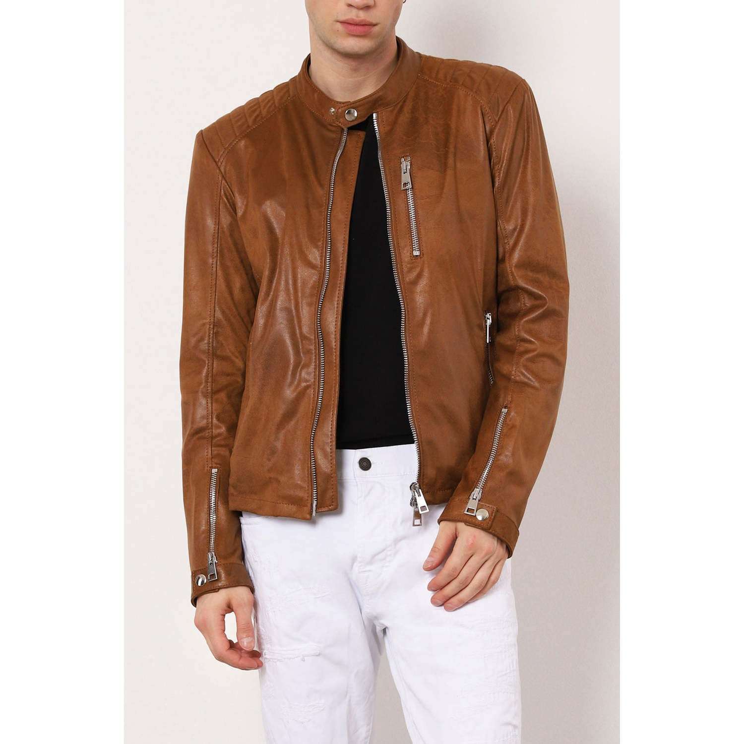 IMPERIAL giubbino ecopelle uomo