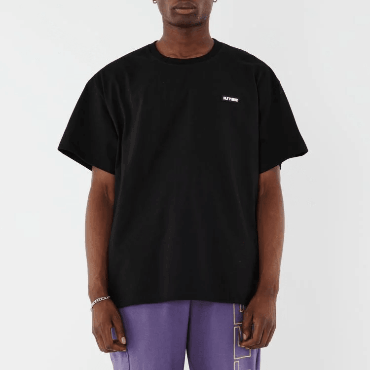Iuter Uomo T-shirt Family Tee Nera 23SITS22