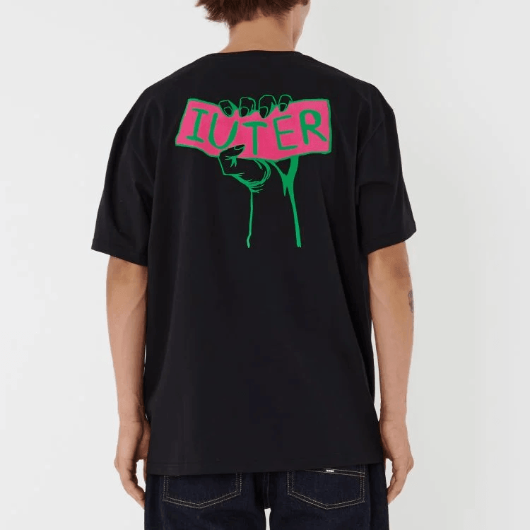 Iuter Uomo T-shirt Power Nera 23SITS95