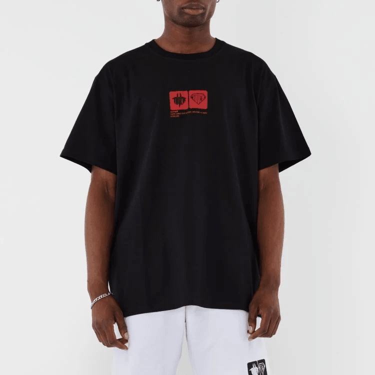 Iuter Uomo T-shirt Tab Tee 23SITS09 Nera