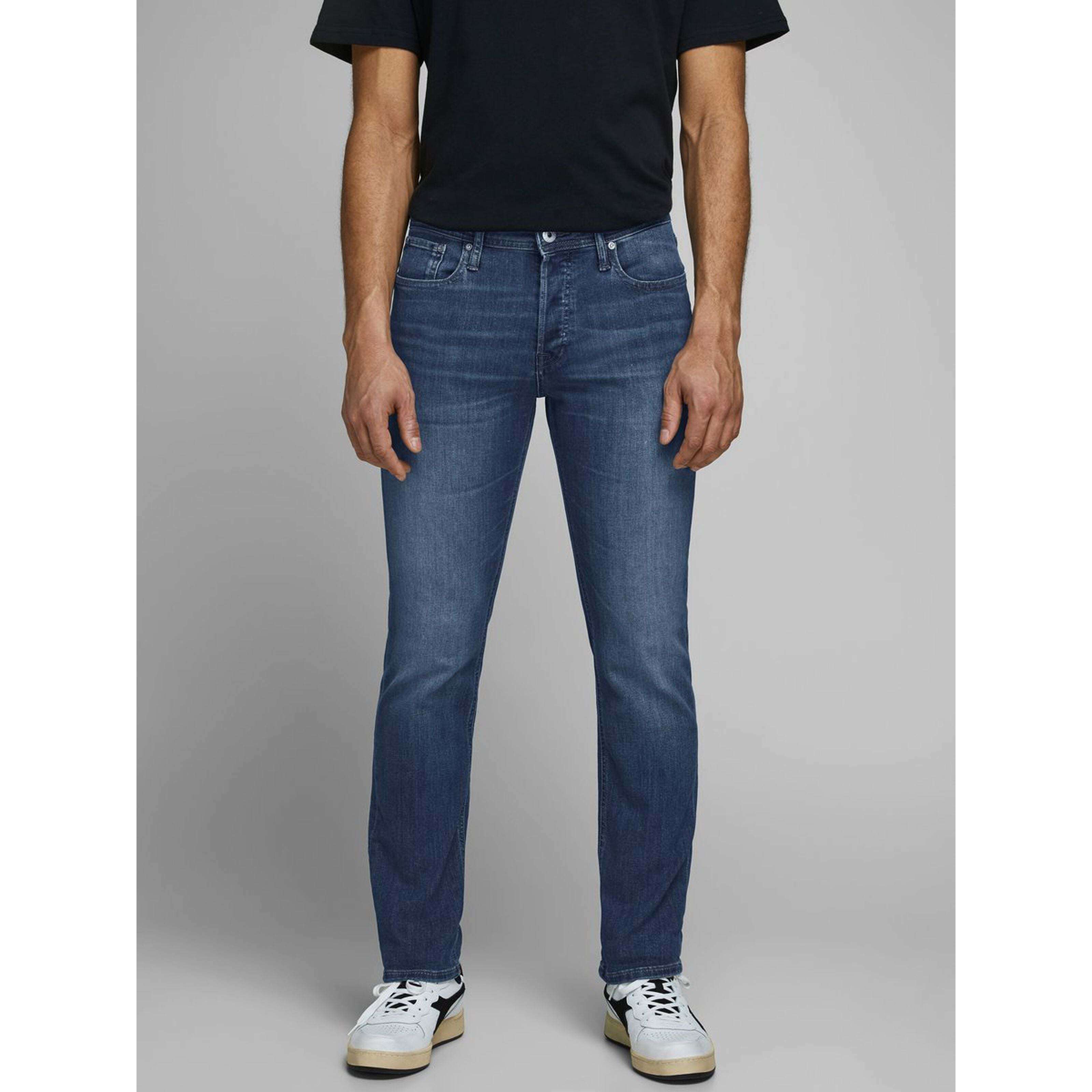 Jack & Jones Slim Denim Jeans Glenn Dark Wash