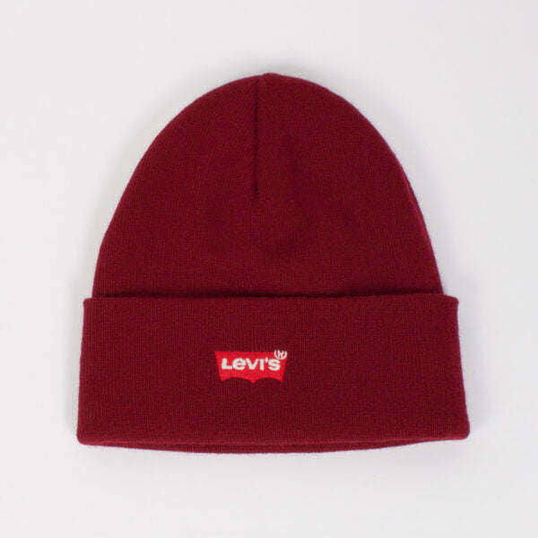 Levi's Cappello Lana Beanie Toppa Rocket Red