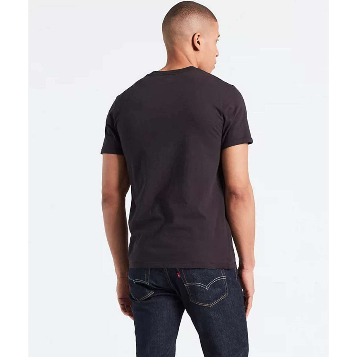 Levi's Uomo T-shirt Housemark Nero 56605-0009
