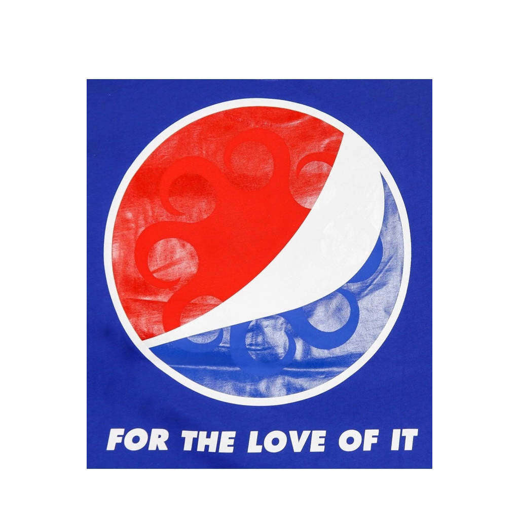 Octopus T-Shirt Uomo colore Blu con Logo Pepsi