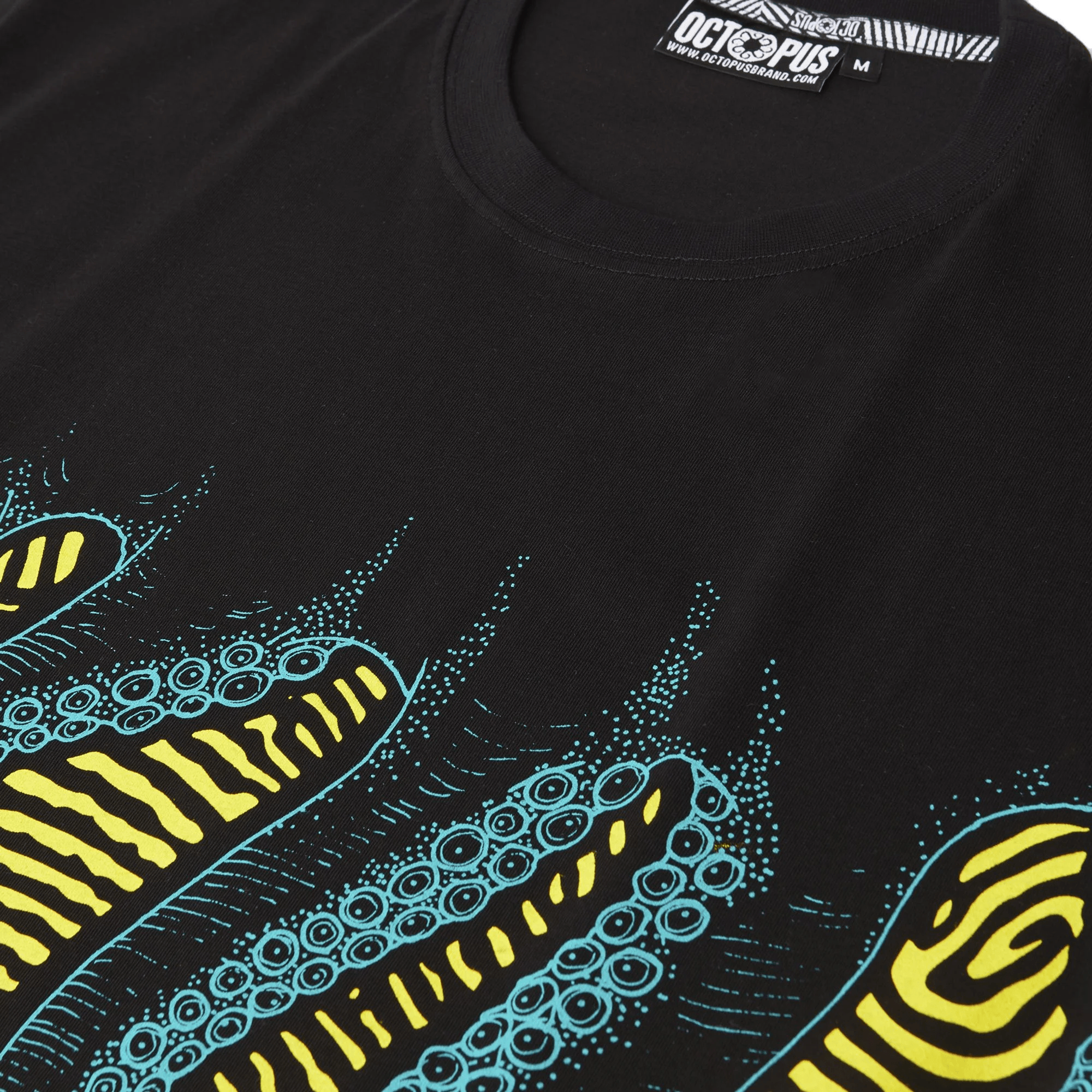 Octopus Uomo T-Shirt Manica Corta Fingerz
