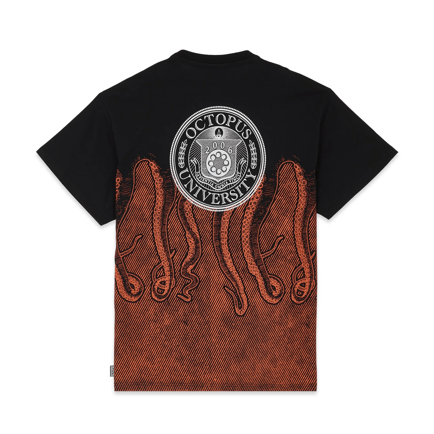 Octopus Uomo T-shirt University Nera 23SOTS46