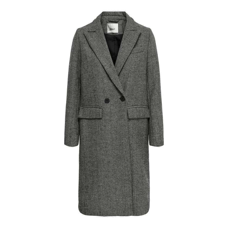 Only Donna Cappotto Doppio Petto Madison Grey