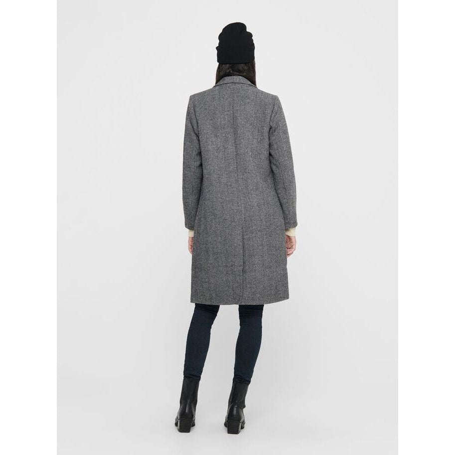 Only Donna Cappotto Doppio Petto Madison Grey