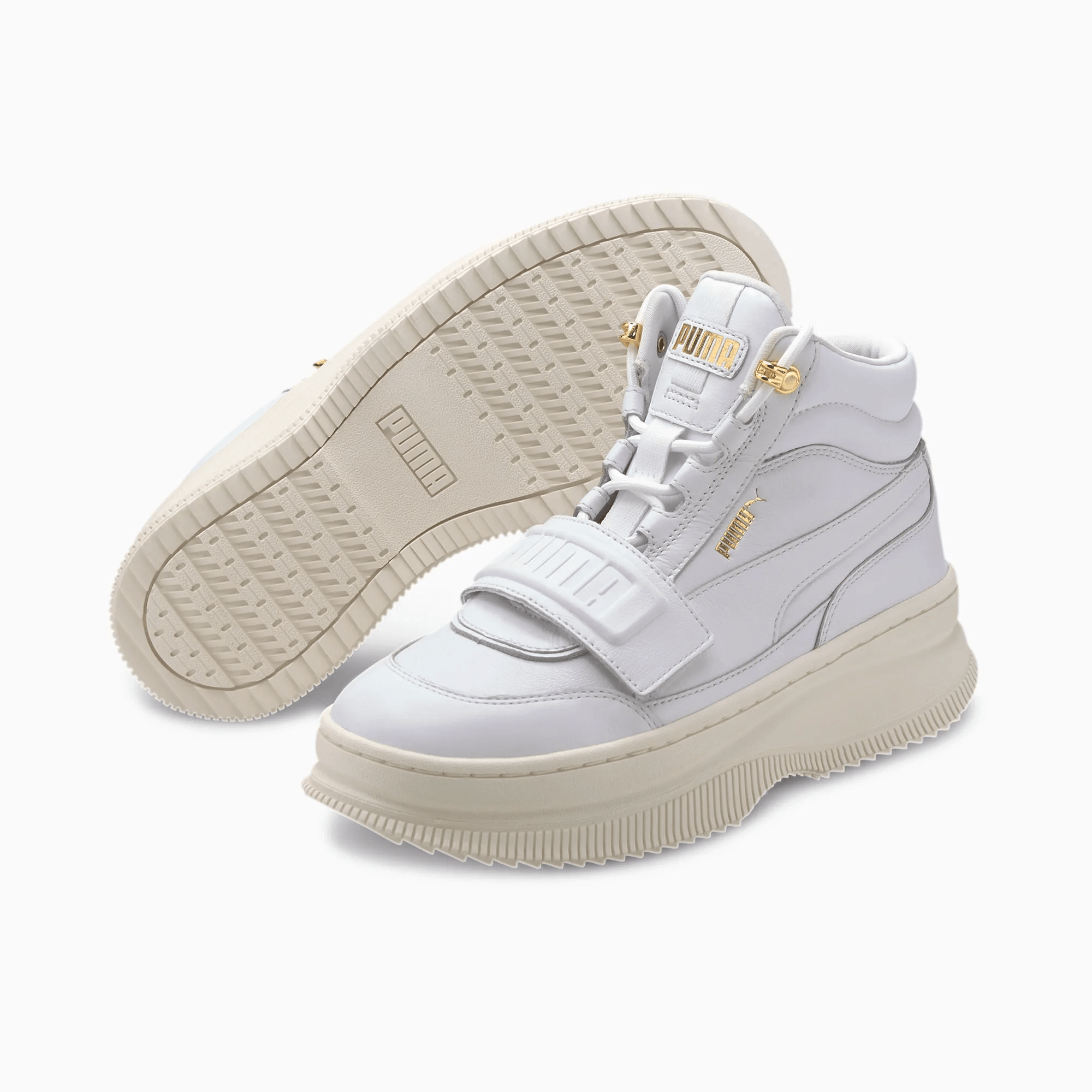 Puma Donna Scarpe da ginnastica Sneakers Alte Deva Boot White Marshmallow