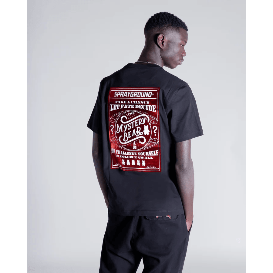 Sprayground Uomo T-shirt Mistery Box SP310BLK