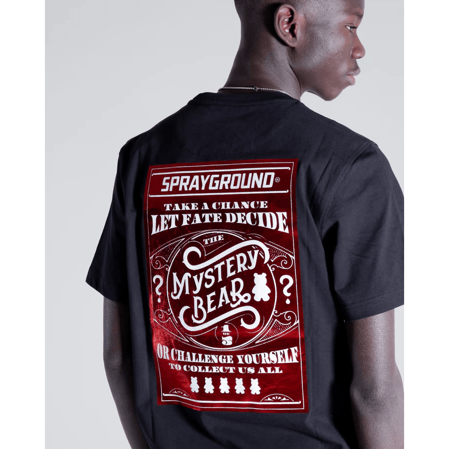 Sprayground Uomo T-shirt Mistery Box SP310BLK