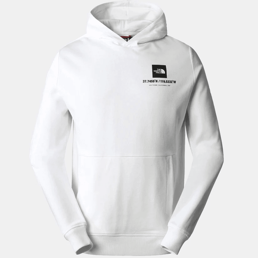 Felpa bianca north face discount