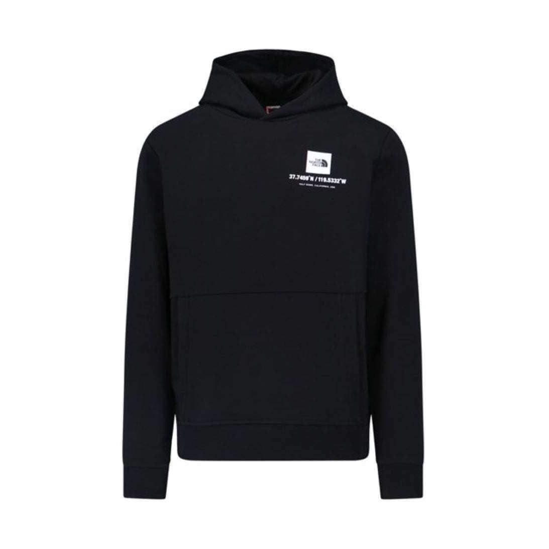 The North Face Uomo Felpa Coordinates Nera Con Cappuccio NF0A826UJK31