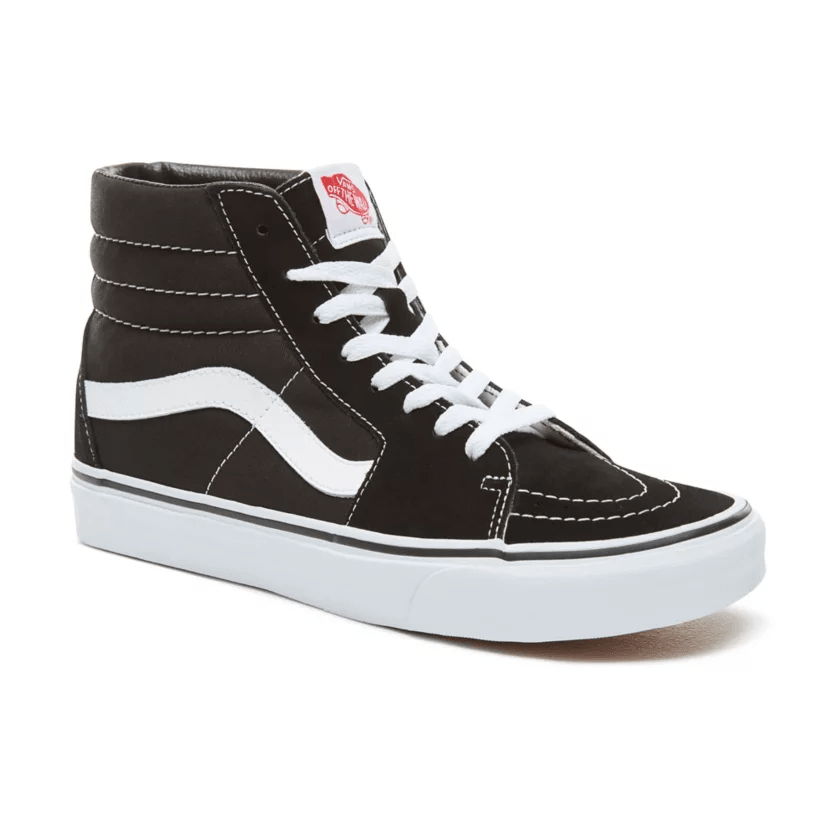 Vans Uomo Scarpe Sneakers Vintage Sk8-Hi Lite Suede Black/White Ultra Cush Version