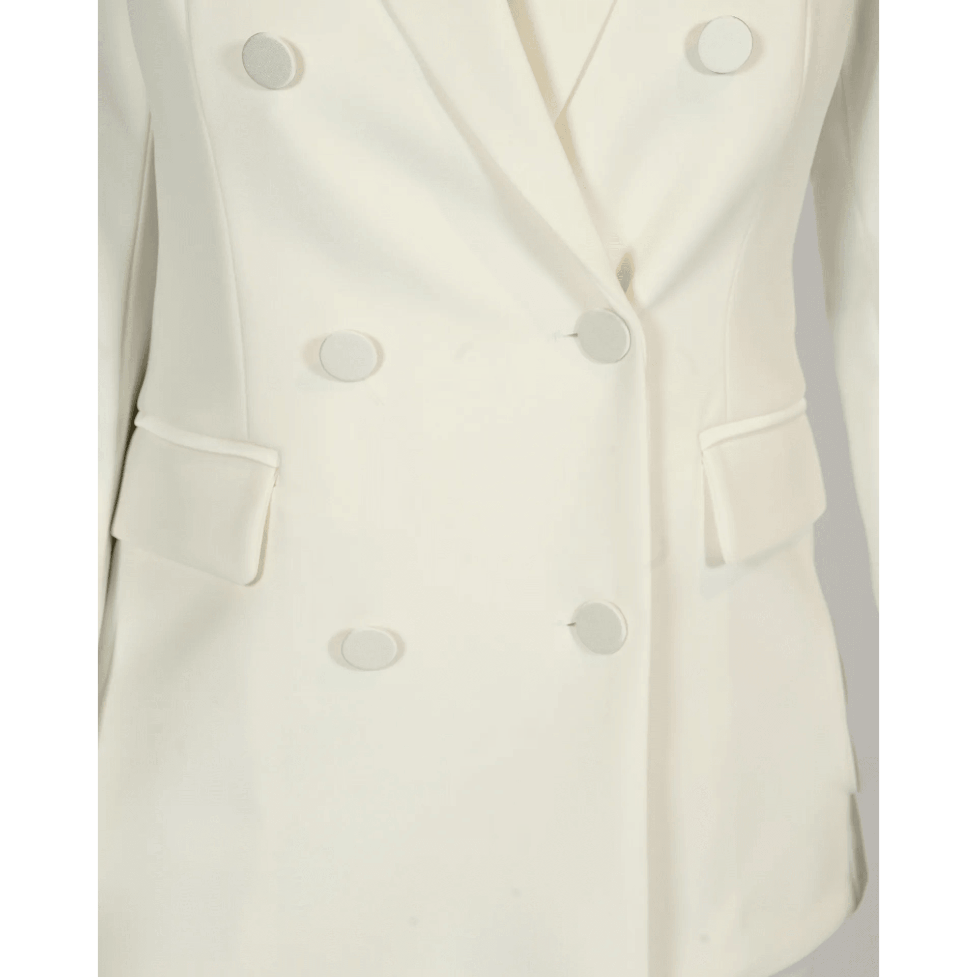 Vicolo Donna Giacca Doppiopetto Bianco TE0042