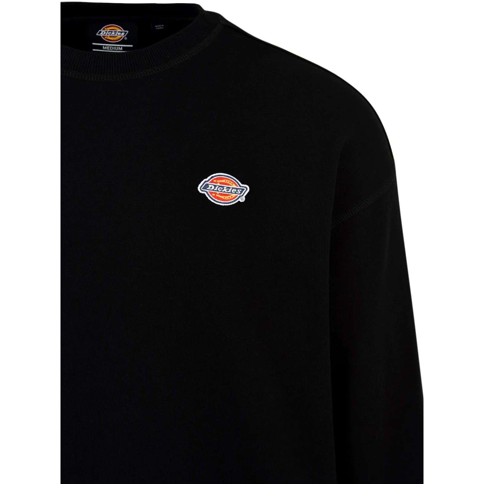 Dickies Uomo Felpa Millesburg Nera DK0A4YLZBLK1