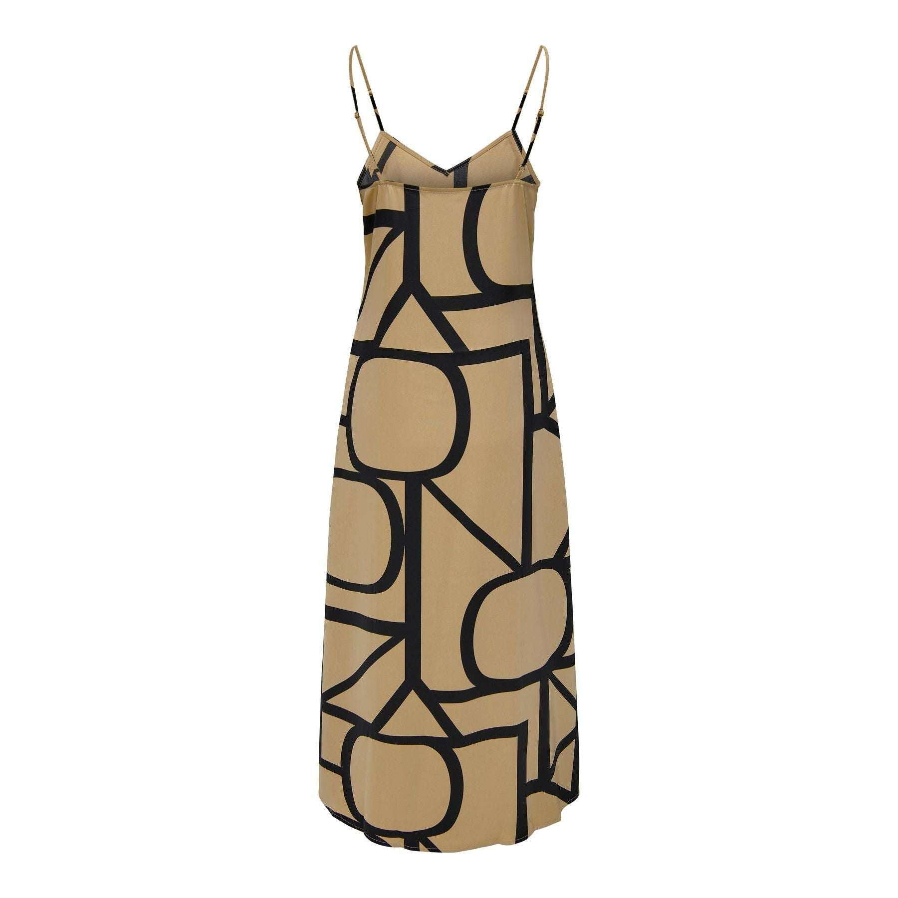 Only Donna Abito Amelia Midi Beige 15283202