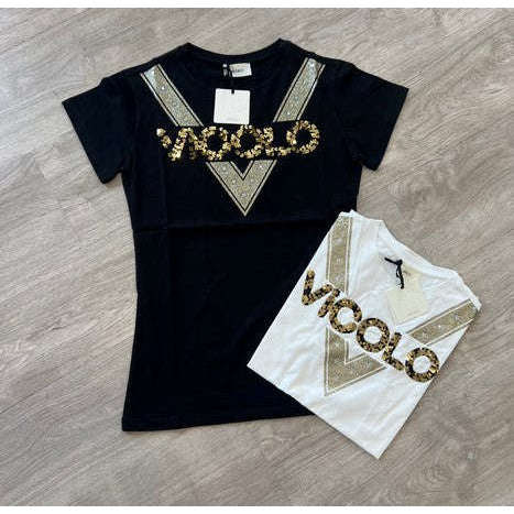 Vicolo Donna T-shirt BIANCA V RE0048