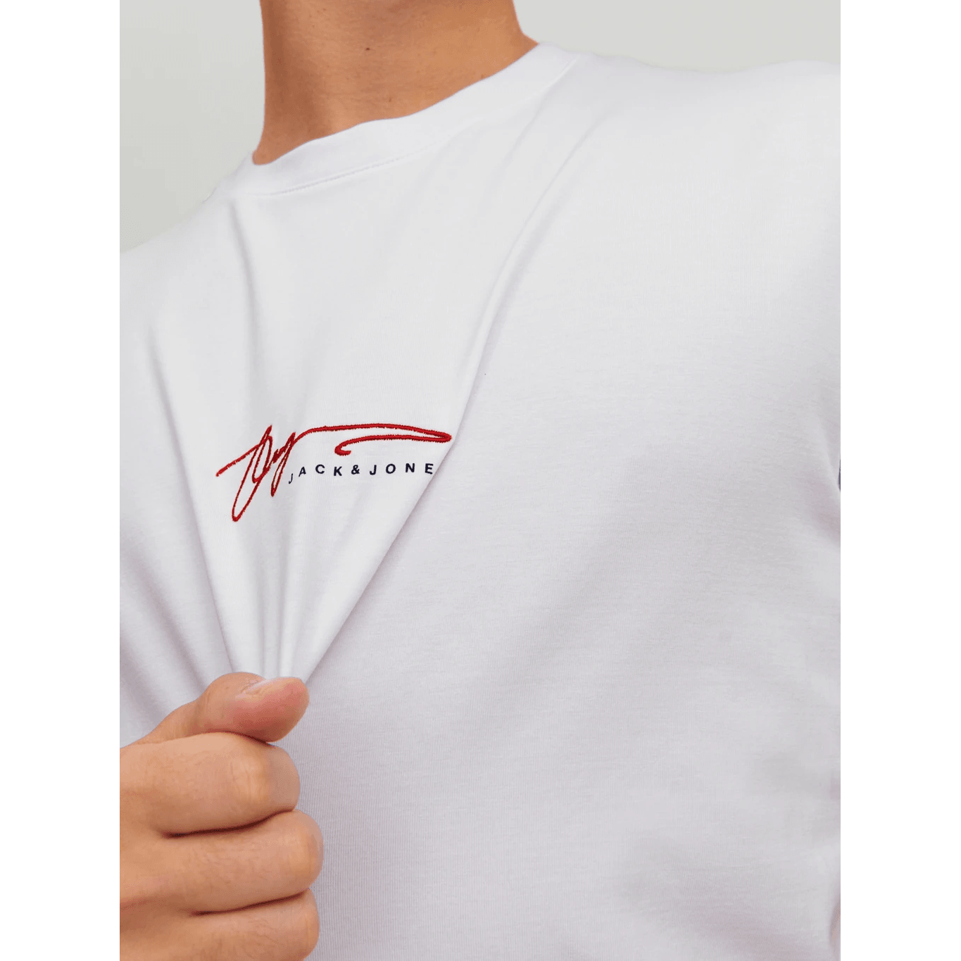 Jack & Jones Uomo T-shirt Joshua Bianco 12228257