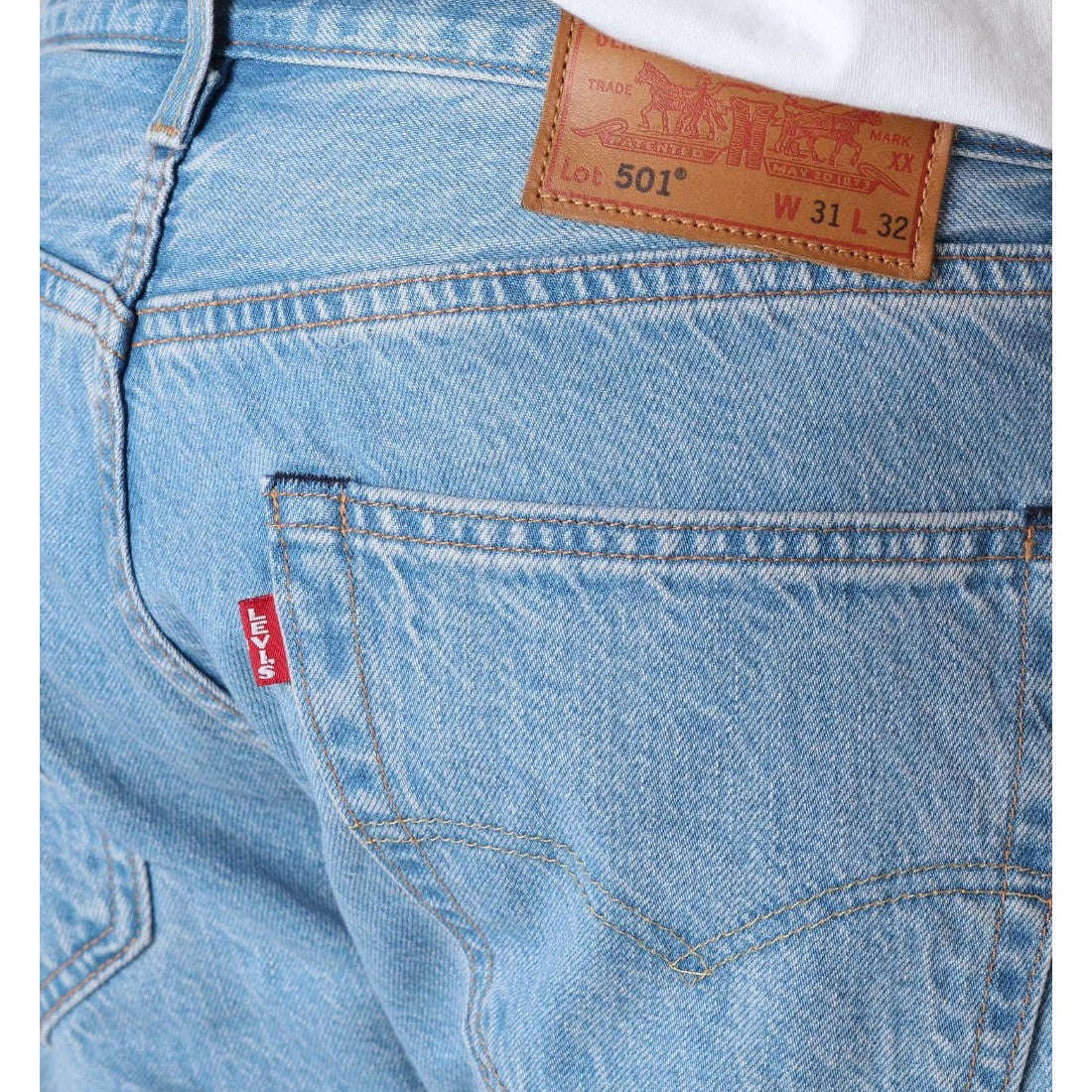 Levi's Uomo Jeans 501 Original Canyon Moon Blue 00501-3261