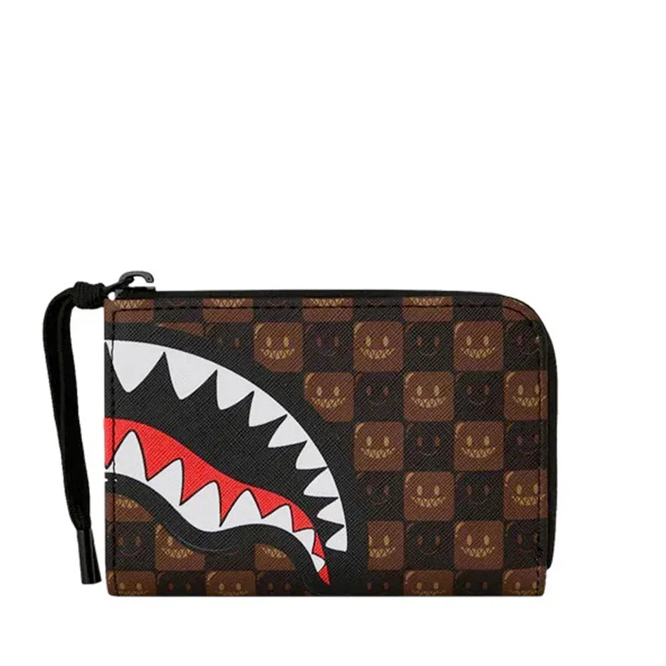 Sprayground portafoglio SIP WTF BUBBLE BROWN W9302