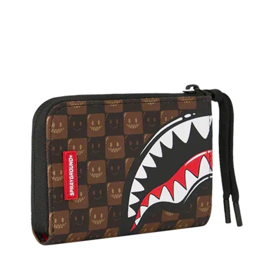 Sprayground portafoglio SIP WTF BUBBLE BROWN W9302