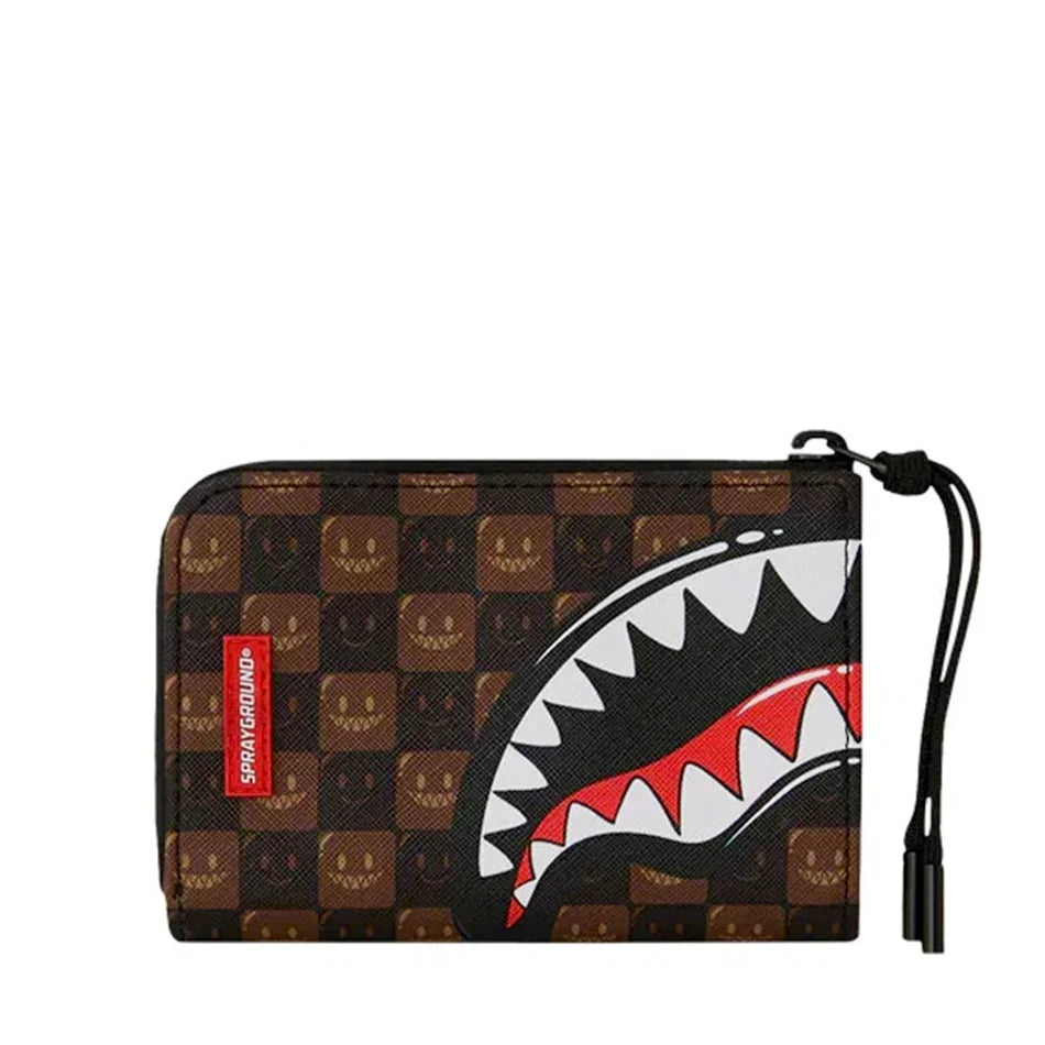 Sprayground portafoglio SIP WTF BUBBLE BROWN W9302
