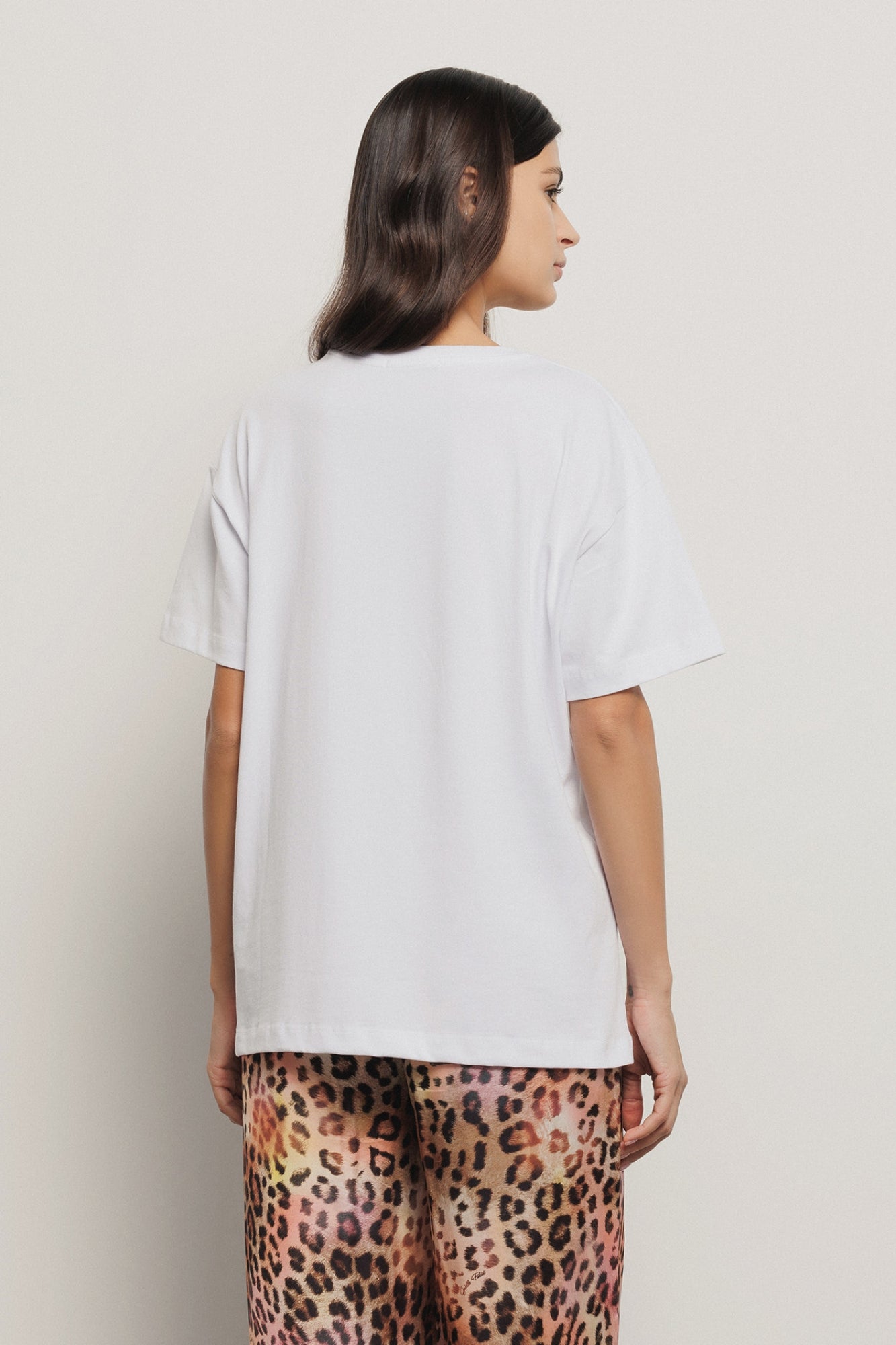 Gaelle donna t-shirt GAABW04387 - PTTS0037 - BI01 bianco
