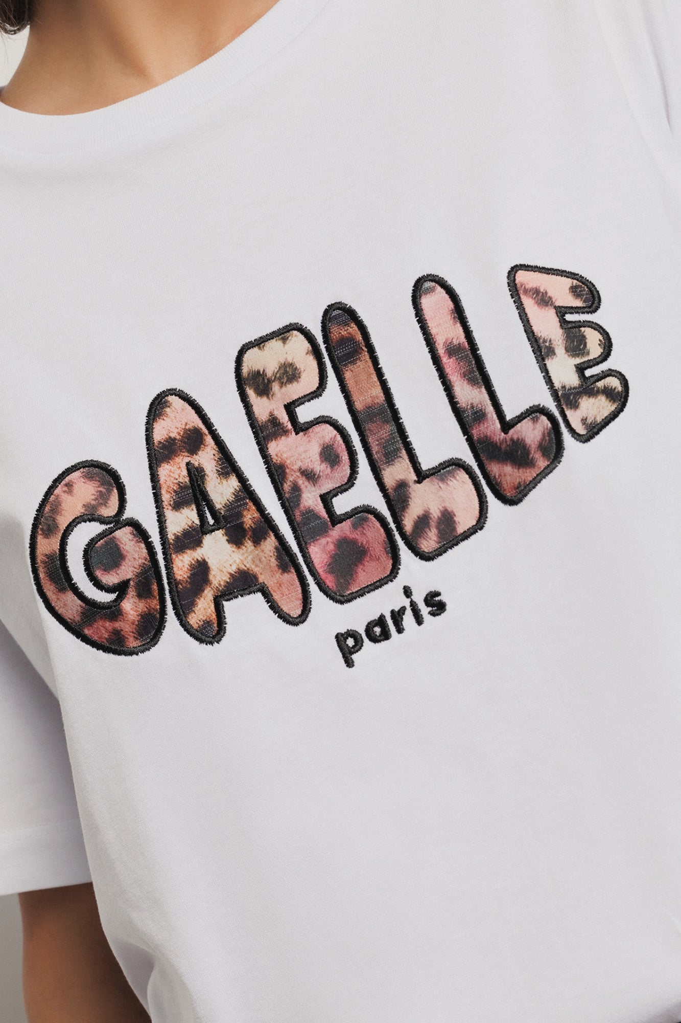 Gaelle donna t-shirt GAABW04387 - PTTS0037 - BI01 bianco