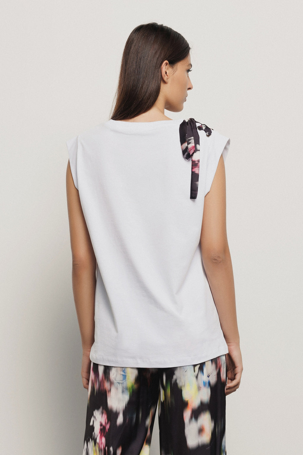Gaelle donna t-shirt GAABW04379 - PTTS0037 - BI01 bianco
