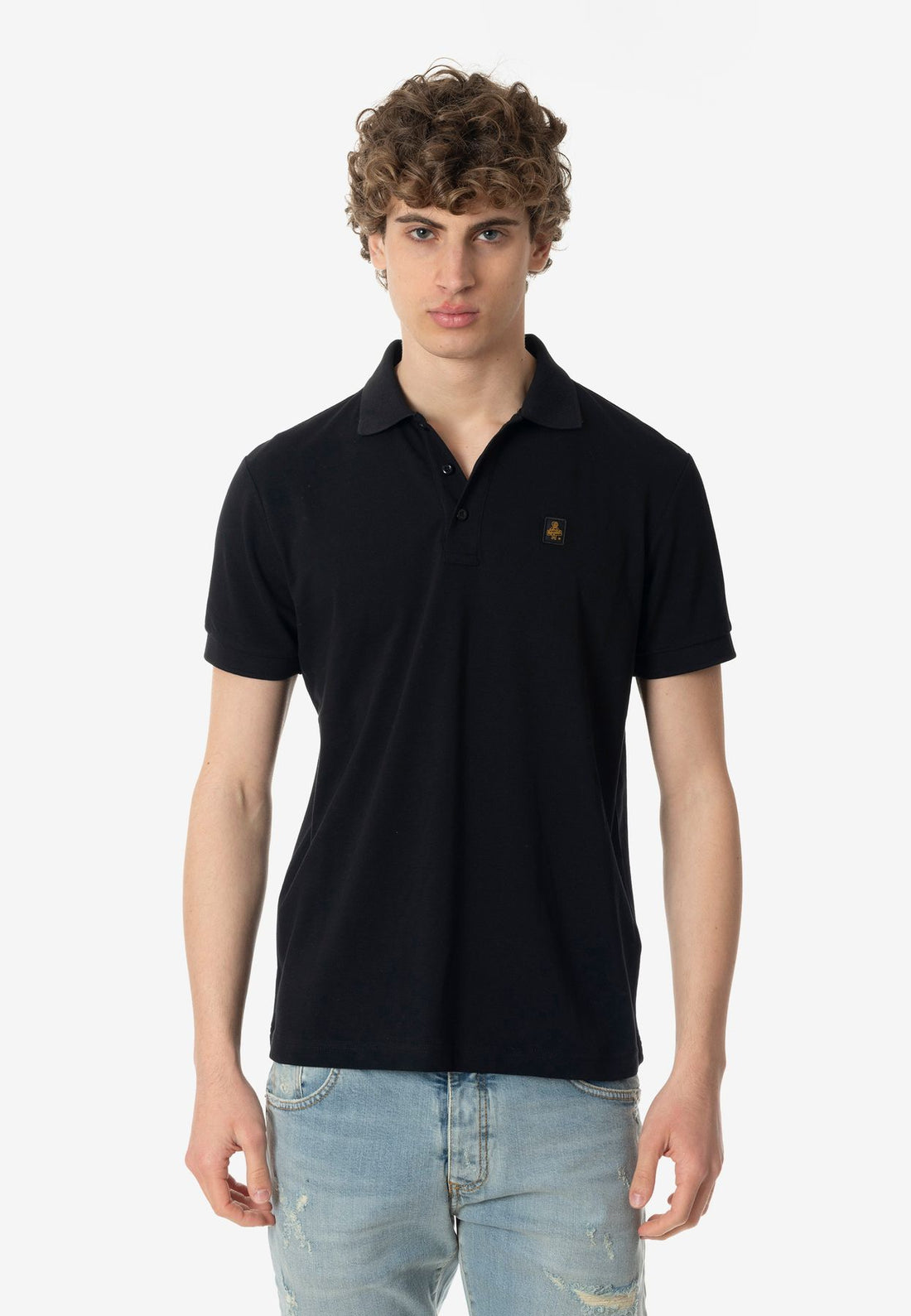 Refrigiwear uomo polo Kurt RM0T25900PX9032 G0600 Nero