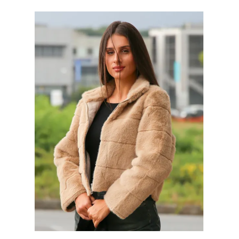 Vivienne D.donna pelliccia VEP001 Beige