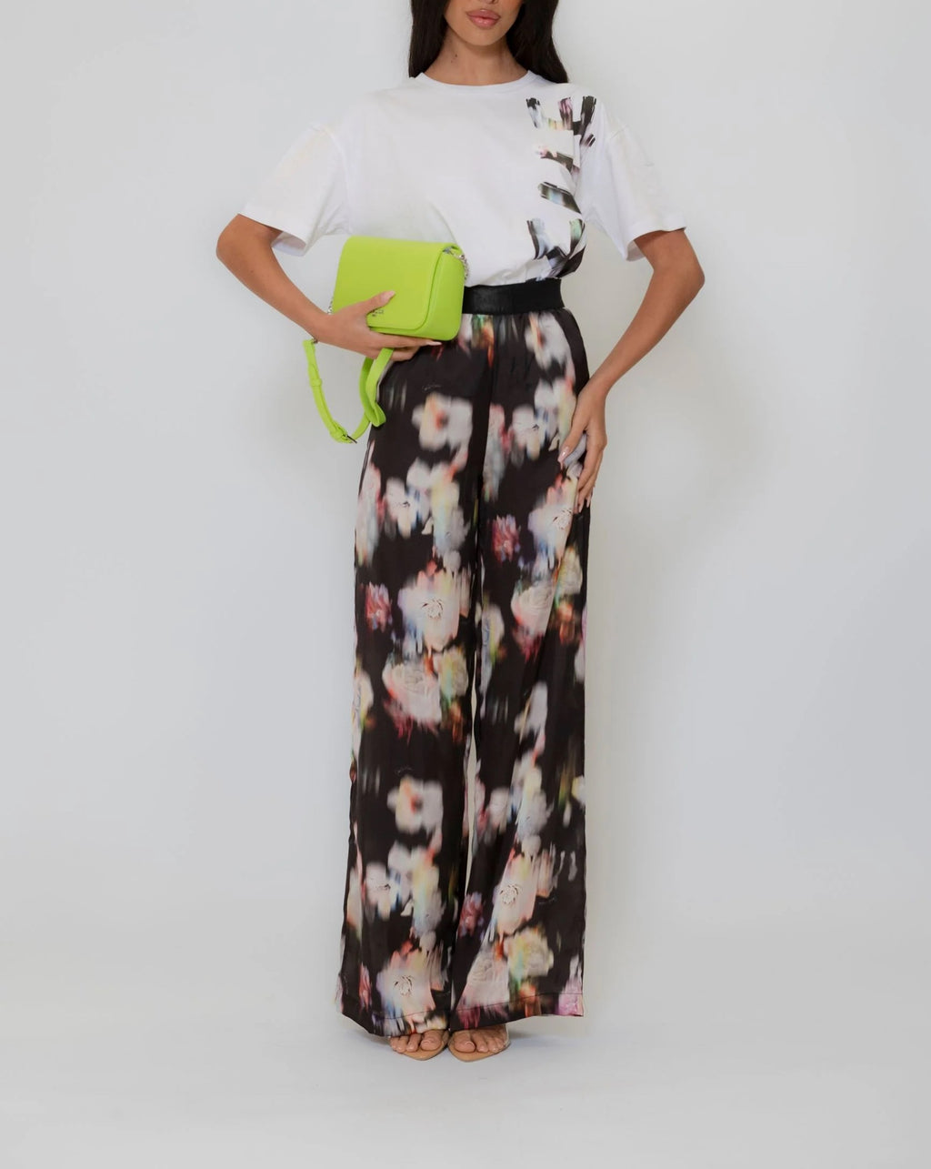 Gaelle donna t-shirt GAABW04375 - PTTS0037 - BI0 bianco