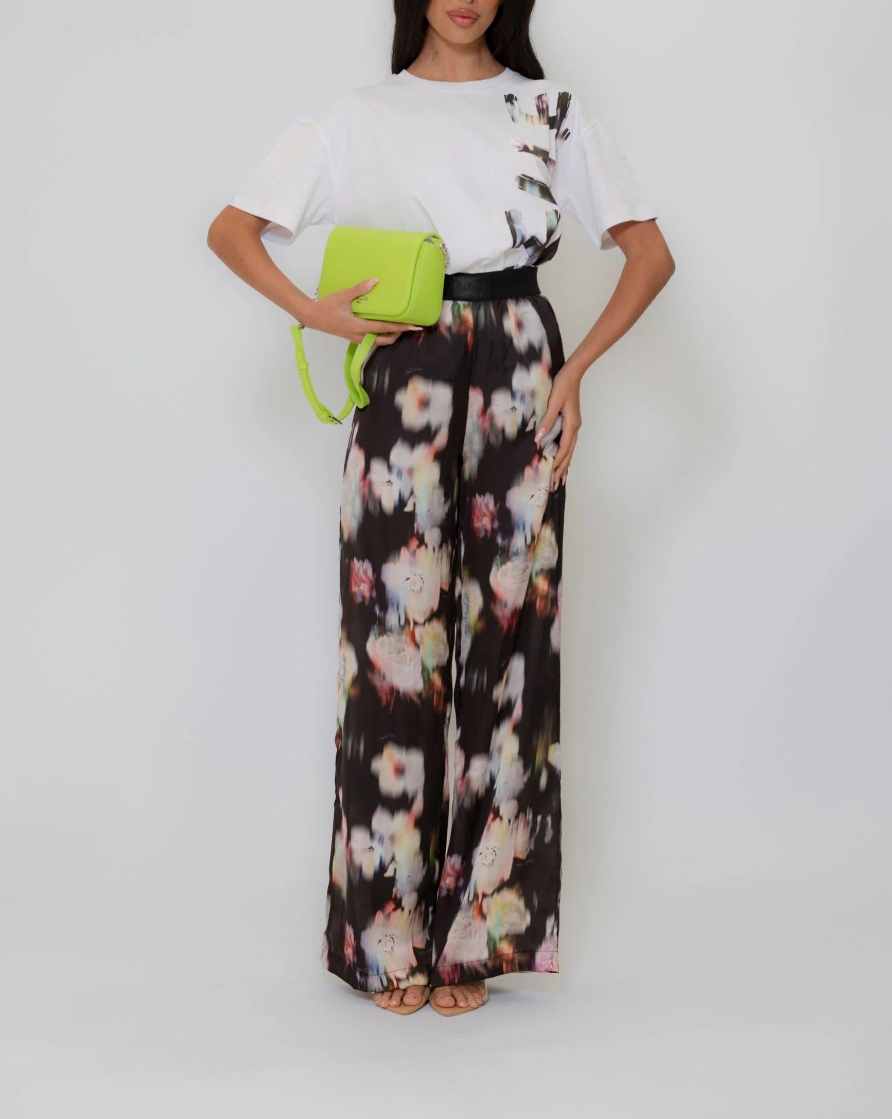 Gaelle donna t-shirt GAABW04375 - PTTS0037 - BI0 bianco
