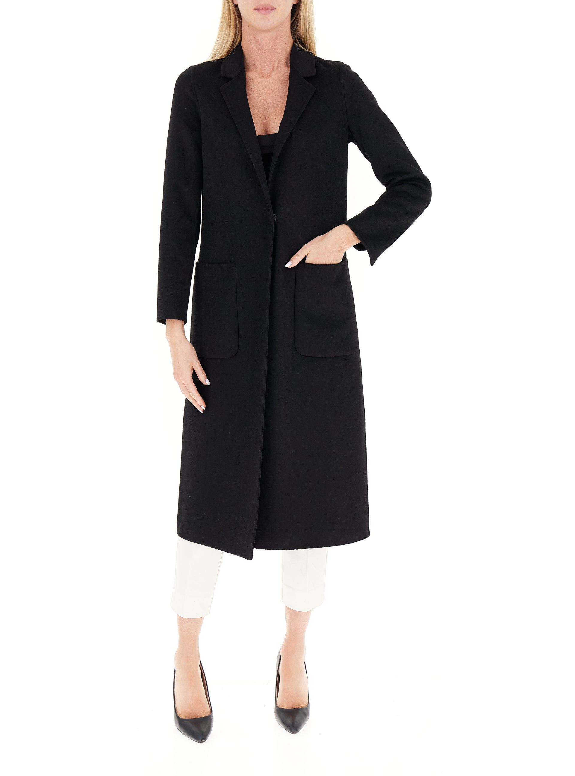 Vicolo donna cappotto TF0002 NERO