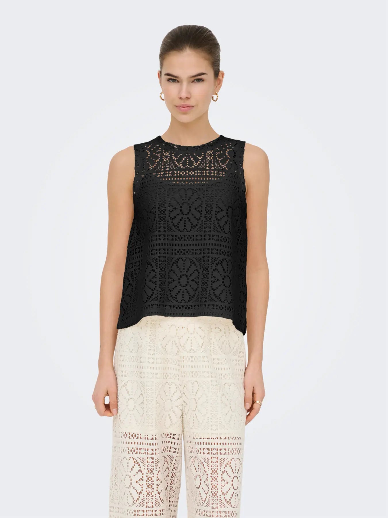 Only donna top  LIAN LIFE LACE TANK 15372105