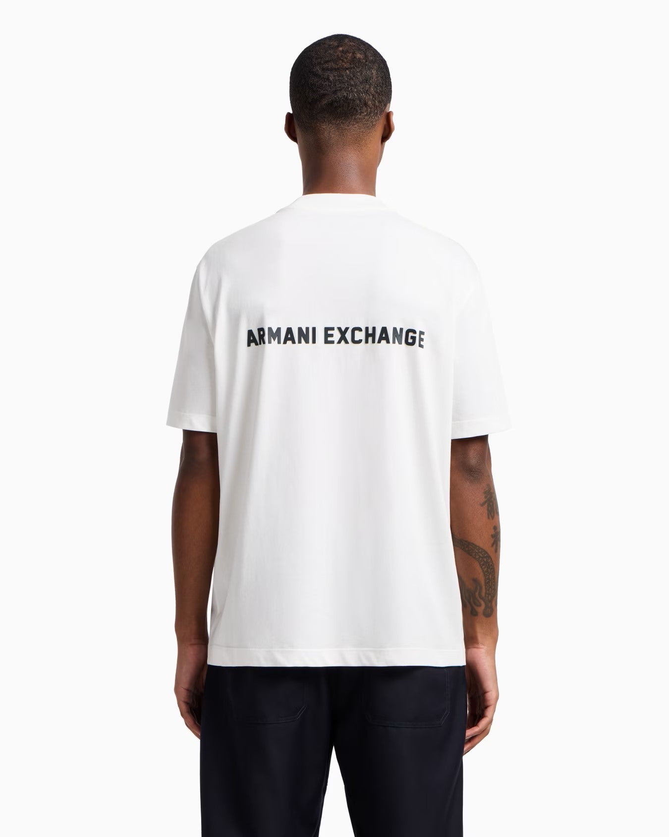 Armani Exchange uomo t-shirt XM000588AF12308 U009 Bianco