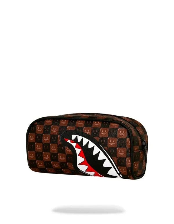 Sprayground borsello SIP WTF BUBBLE BROWN CHECK 9303