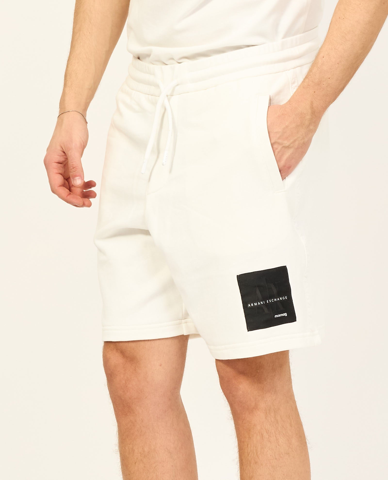 Armani Exchange uomo short 3DZSJA ZJDPZ 1116 Bianco