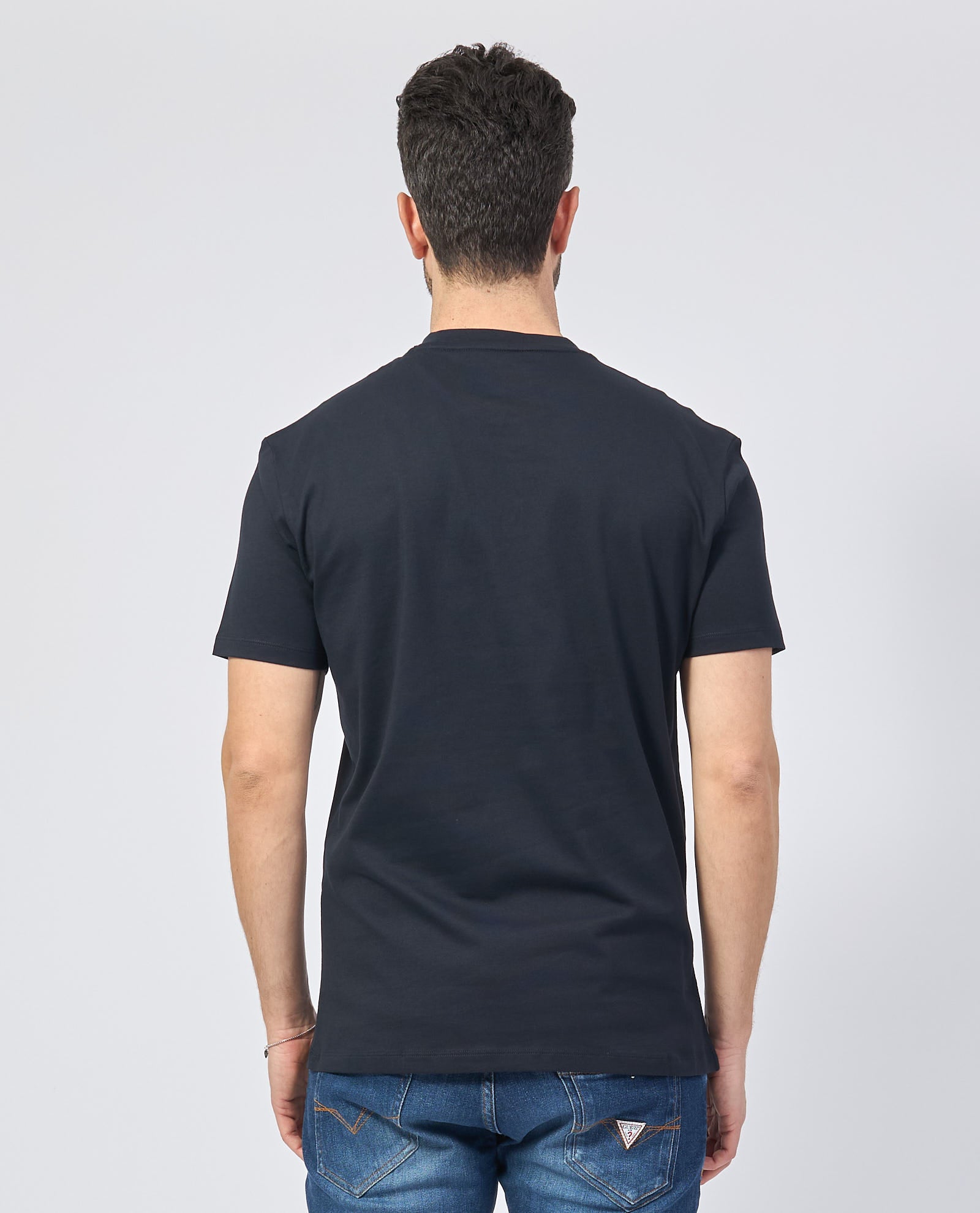Armani Exchange uomo t-shirt XM000540AF10362 Ub101 Navy