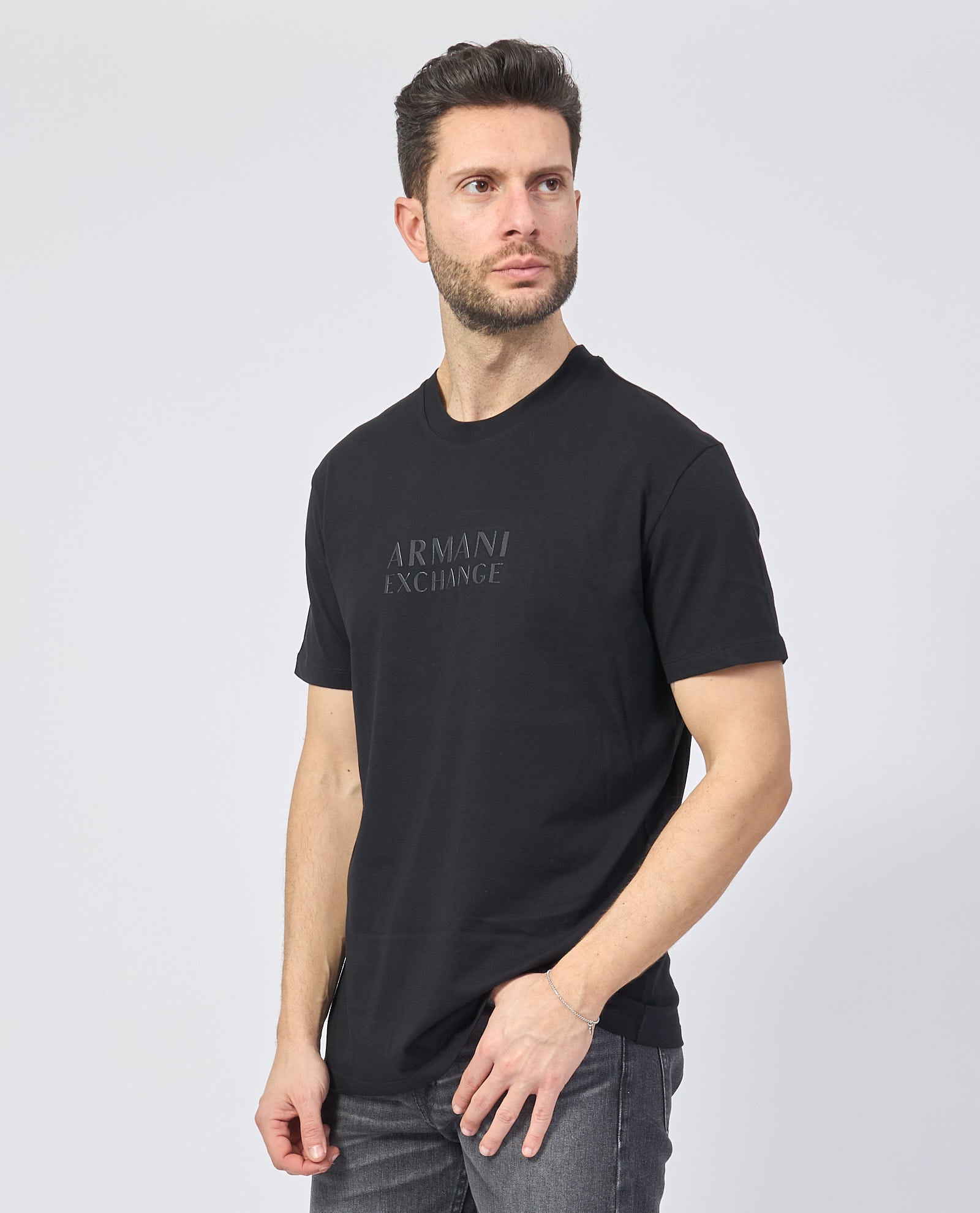 Armani Exchange uomo t-shirt XM000553AF10334 UC001 Nero