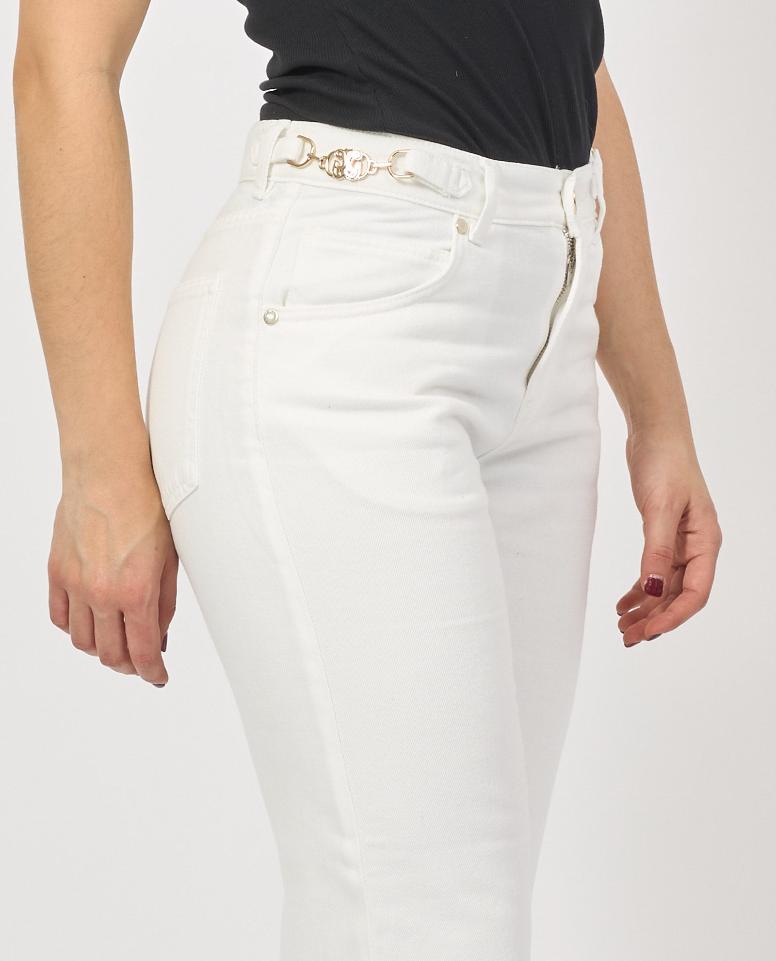 Gaelle donna jeans GAABW04721 - MTFI0002 - BI01 bianco