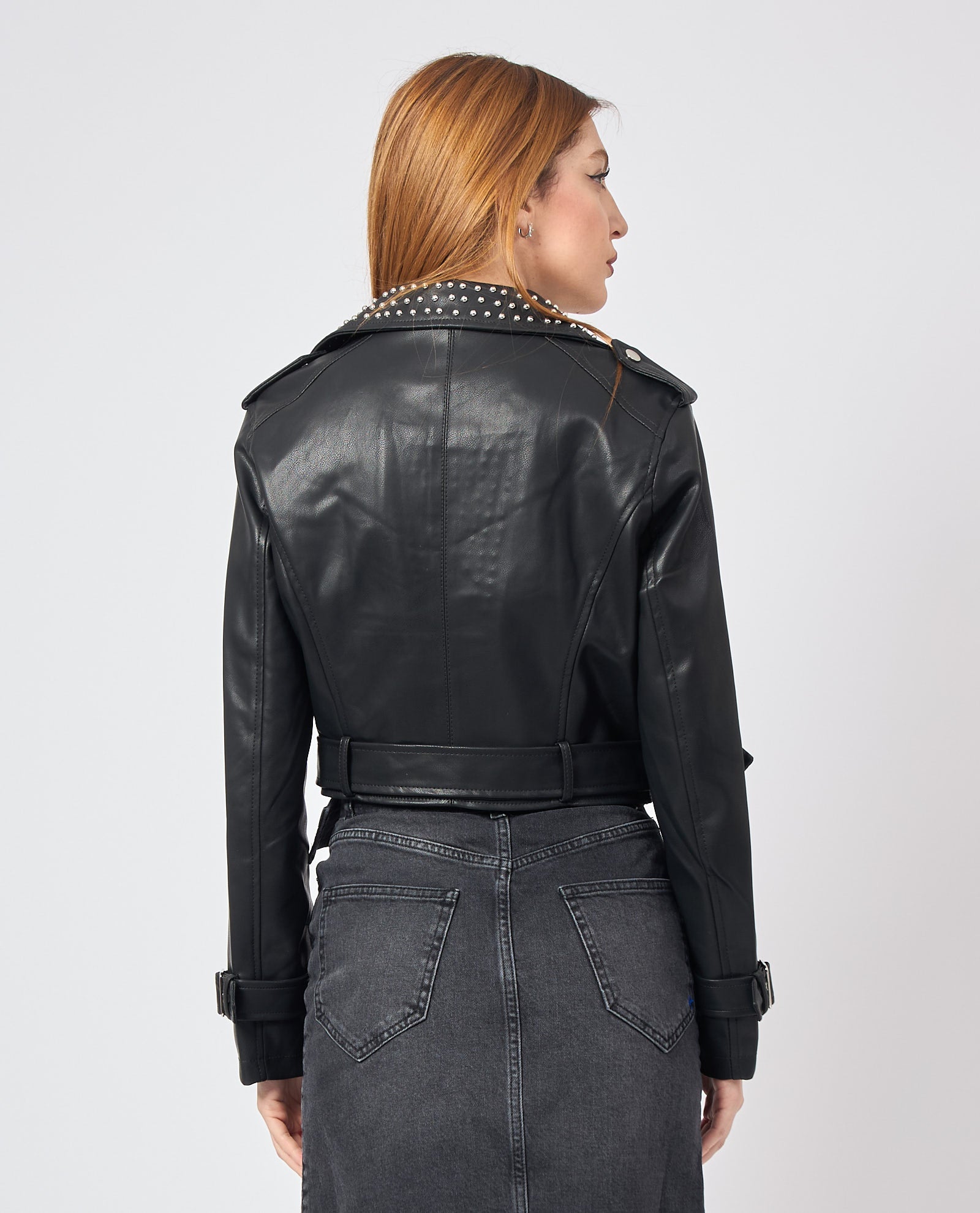 Gio Cellini donna giacca ecopelle EJ059 Nero