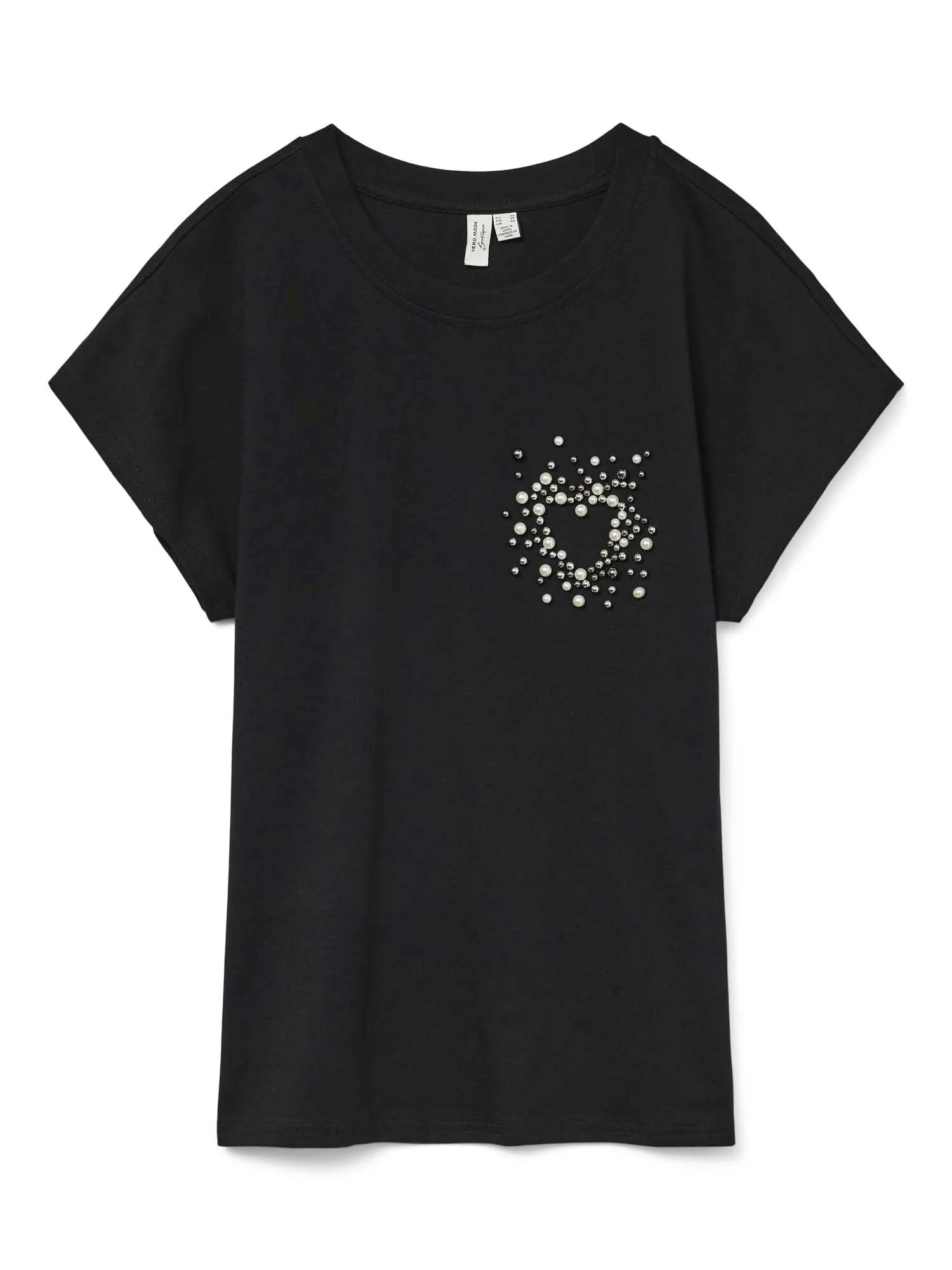 Vero Moda donna t-shirt Feline 10330083 BLACK